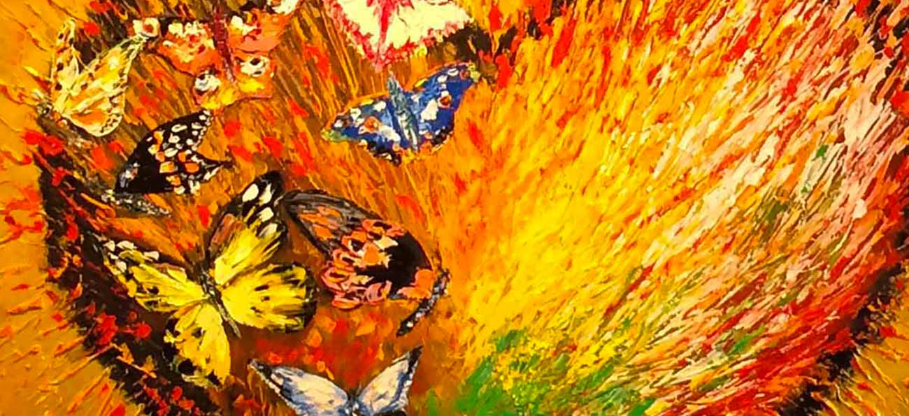 farfalla e cuore quadro farfalla e cuore